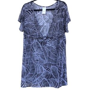 Catalina swim cover dress sheer mesh 2X 18W 20W